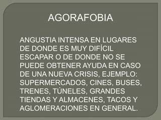 con o sin agorafobia