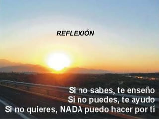 REFLEXIÓN

 