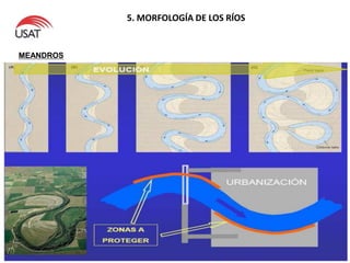 5. MORFOLOGÍA DE LOS RÍOS
MEANDROS
 