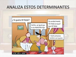 ANALIZA ESTOS DETERMINANTES
 