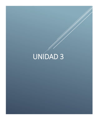 UNIDAD 3
 