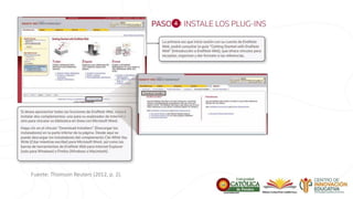 Fuente: Thomson Reuters (2012, p. 2).
 