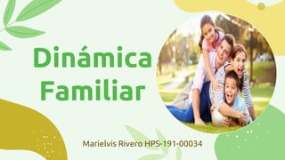 Dinámica
Familiar
Marielvis Rivero HPS-191-00034
 
