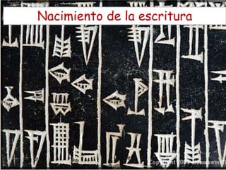 Nacimiento de la escritura
 