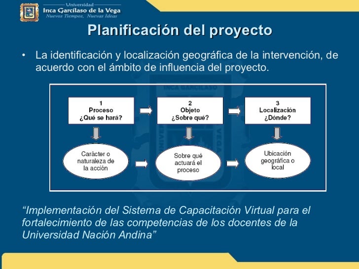 planificacion del proyecto planificacion de un proyecto