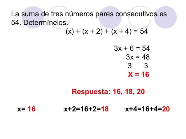La Suma De 3 Numeros Consecutivos