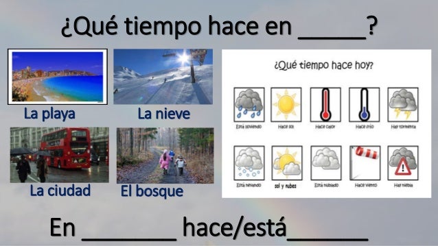 ELE Unidad 3: El Tiempo