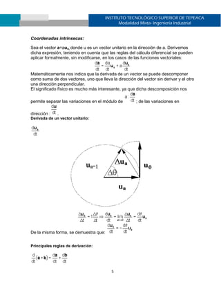 Unidad 3 funciones vectoriales de una variable real | PDF