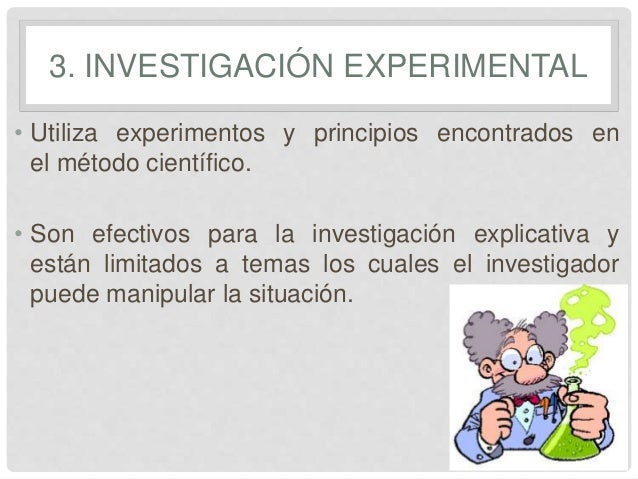 Unidad 3 investigación experimental