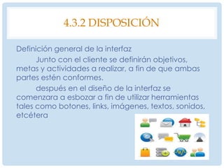 Alejandro Tapia	Resalta el hipertexto como argumento, , la navegación como metáfora, la página como metáfora arquitectónica, los lugares comunes, el diseño de la navegación de acuerdo con el auditorio, toda página tiene un carácter, apelación a la razón, al placer y a la autoridad, escribir para una página web y la introducción en Flash como exordio.TOMÁS ALBALADEJONos dice que el internet agrega lo visual y lo auditivo, esto nos permite captar mas la atención del usuario. La elección de contenidos y la elaboración gráfica contribuyen a la generación de un buen discurso.