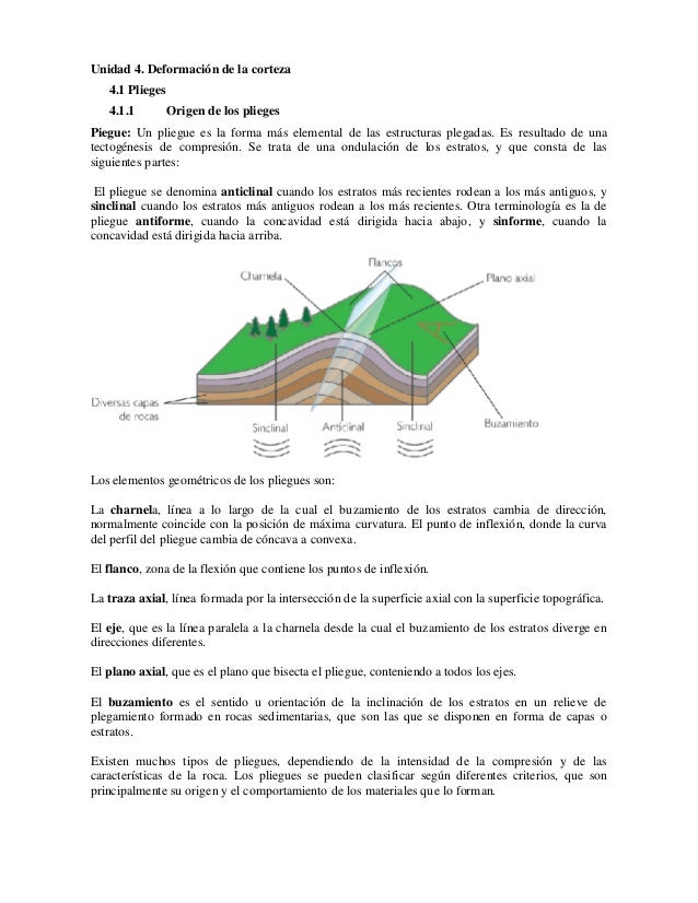 unidad 4 deformaciones de la corteza
