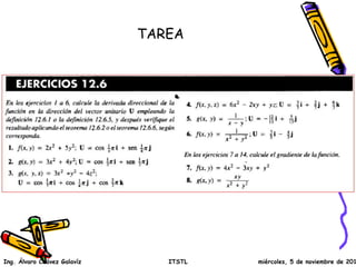 TAREA 
Ing. Álvaro Chávez Galavíz ITSTL miércoles, 5 de noviembre de 2014 
 