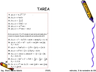 TAREA 
Ing. Álvaro Chávez Galavíz ITSTL miércoles, 5 de noviembre de 2014 
 