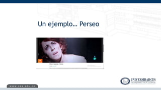 Un ejemplo… Perseo
 