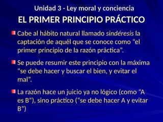 Recta Razon UNIDAD 4 2020 - 1 - Recta Razón y Ley moral.pptx