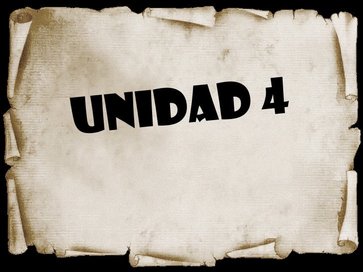 Resultado de imagen para unidad 4
