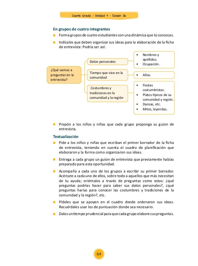 preguntas para una entrevista de tradiciones unidad 4 sesiones cuarto grado 2015 preguntas para una entrevista de tradiciones unidad 4 sesiones cuarto grado 2015