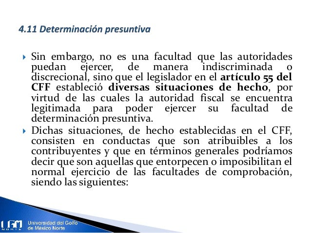 Unidad 4 facultades de las autoridades fiscales