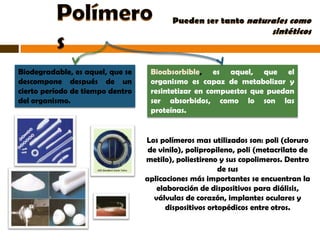Biomateriales | PPTX