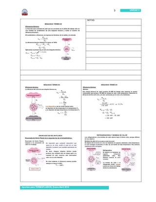 3   UNIDAD V



                                              NOTAS:




Apuntes para TERMOFLUIDOS, Enero-Abril 2010
 