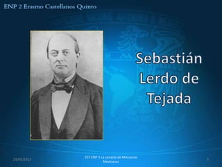 557 ENP 2 La canasta de Manzanas
29/03/2013                                      3
                        Mexicanas
 