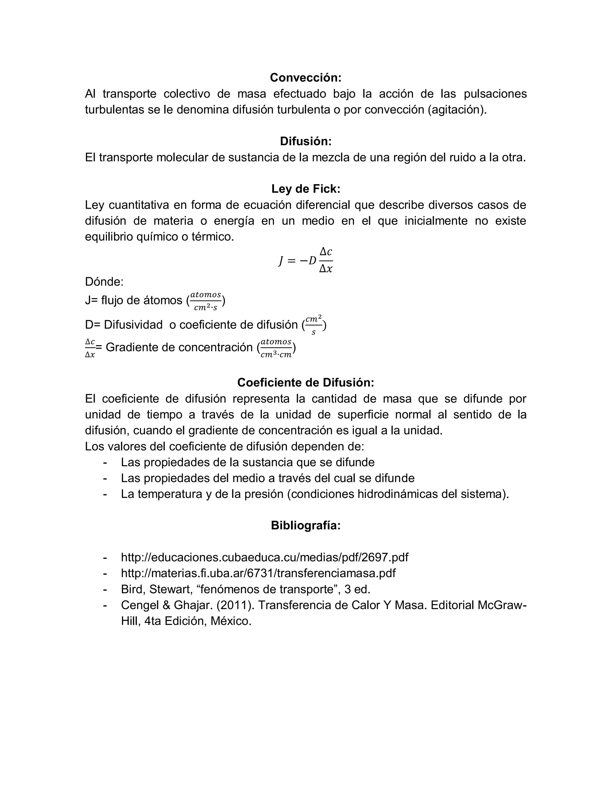 Resumen Unidad 5 Mecanismos de Transferencia PDF