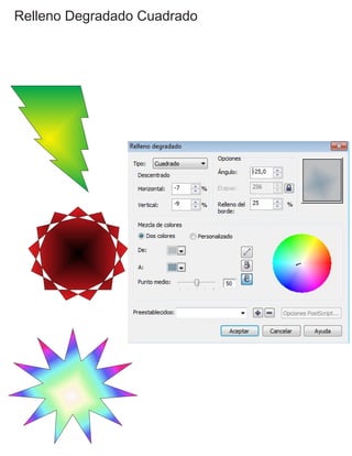 Relleno Degradado Cuadrado
 
