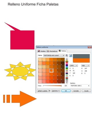 Relleno Uniforme Ficha Paletas
 