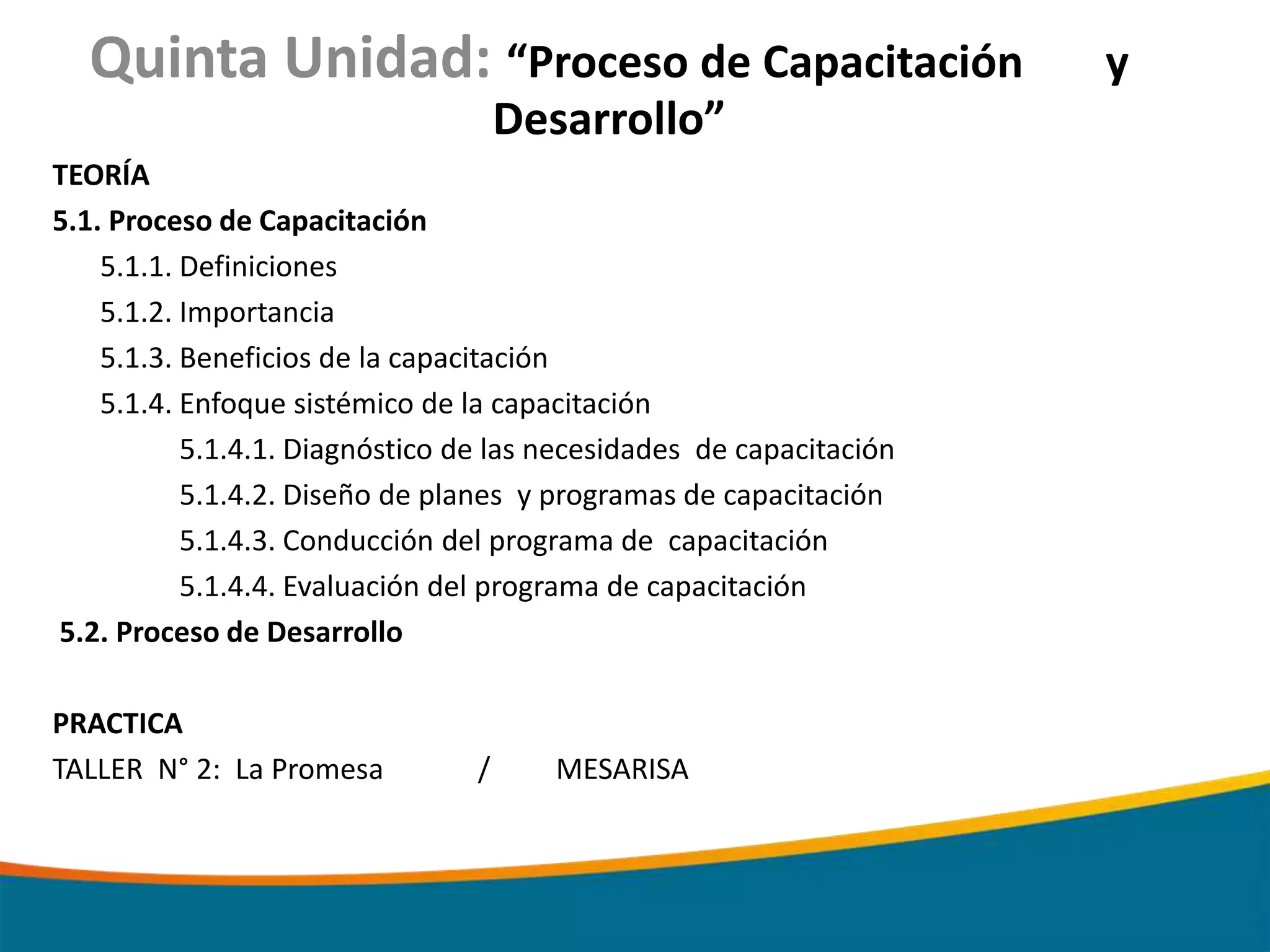 Proceso de Capacitacion y Desarrollo | PPTX