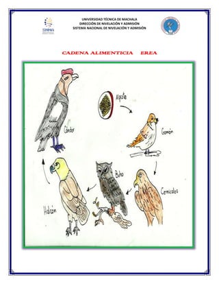 UNIVERSIDAD TÉCNICA DE MACHALA
DIRECCIÓN DE NIVELACIÓN Y ADMISIÓN
SISTEMA NACIONAL DE NIVELACIÓN Y ADMISIÓN
CADENA ALIMENTICIA ÁEREA
 