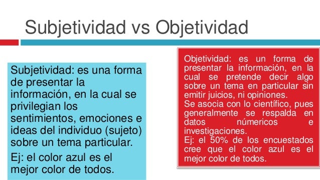 Que Es La Objetividad En Un Texto es.slideshare.net