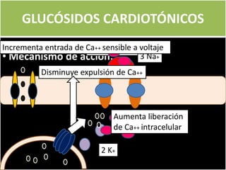 Unidad 5 farmacología cardiovascular | PPTX