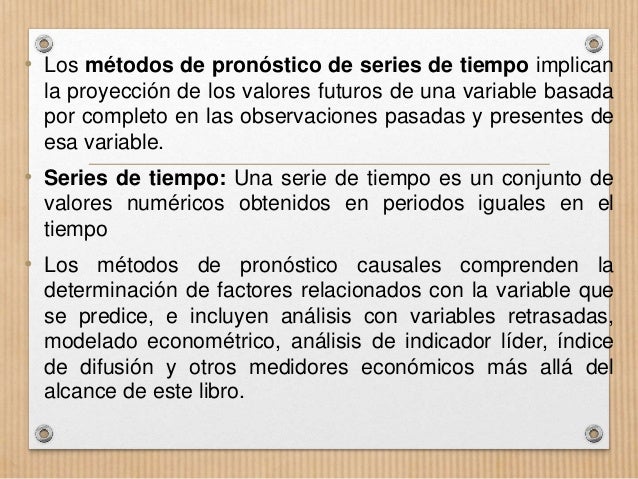 Modelo Clasico De Series De Tiempo