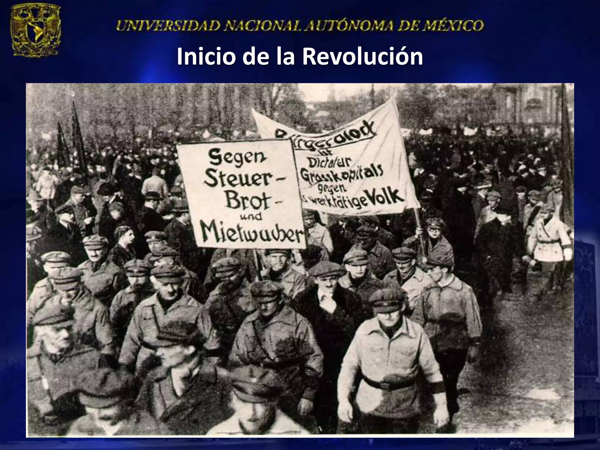 Inicio de la Revolución
 
