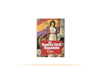 El bando republicano estuvo constituido en torno al gobierno legítimo de España; el del
Frente Popular, por una coalición de partidos marxistas, republicanos, anarquistas y
nacionalistas, apoyado por el movimiento obrero, los sindicatos y los demócratas
constitucionales.
 