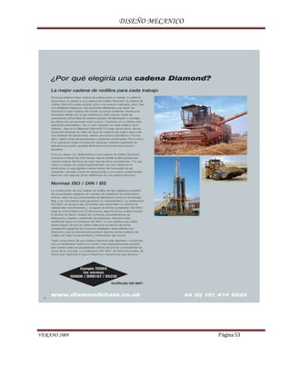 DISEÑO MECANICO
VERANO 2009 Página 53
 