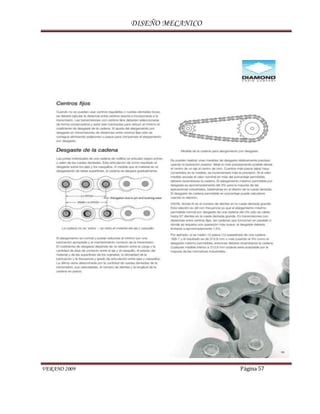 DISEÑO MECANICO
VERANO 2009 Página 57
 