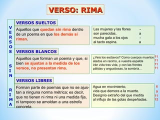 Versul Si Rima Unidad 6. Licencias_métricas_clases_de_verso_ritmo_y_rima.ppt