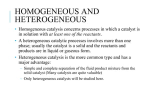 Comprehensive Overview of Catalysis and Catalytic Reactors in Chemical ...