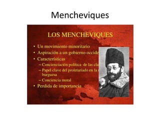 Mencheviques
 