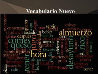 Vocabulario Nuevo
 