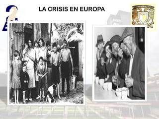 LA CRISIS EN EUROPA
 
