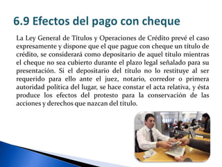 Unidad 6. El cheque | PPTX