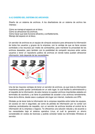 Unidad 6 Yb 7 Sistemas Operativos | DOC