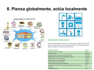 8. Piensa globalmente, actúa localmente
 