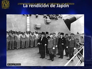 La rendición de Japón
 