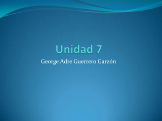George Adre Guerrero Garzón
 