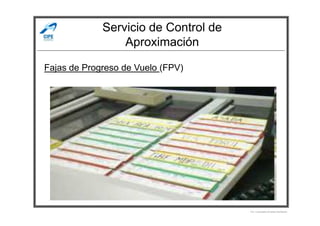 Servicio de Control de
Aproximación
Fajas de Progreso de Vuelo (FPV)
Por Licenciado Christian Buchanan
 