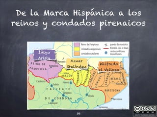 Javier Anzano Jericó
De la Marca Hispánica a los
reinos y condados pirenaicos
36
Íñigo
Arista
Aznar
Galíndez
Wilfredo
el Velloso
 