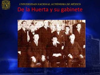 De la Huerta y su gabinete
 